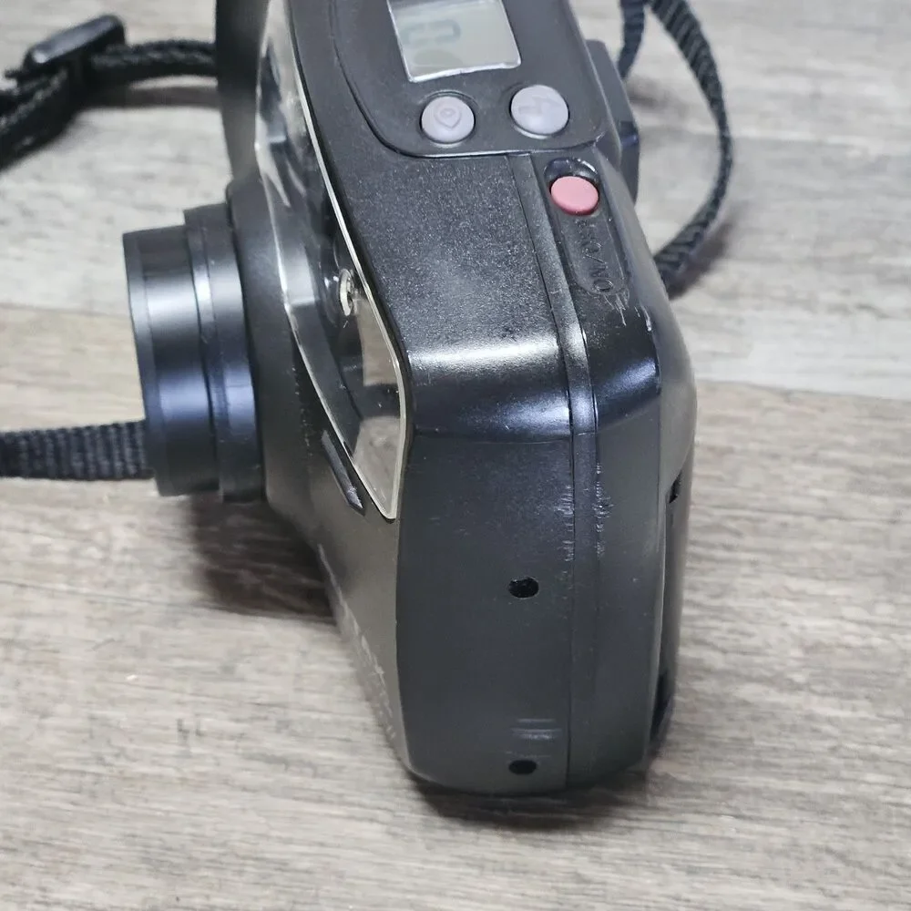 Pentax IQZoom EZY 35mm Point & Shoot Film Camera Tested - With Box Case Manual